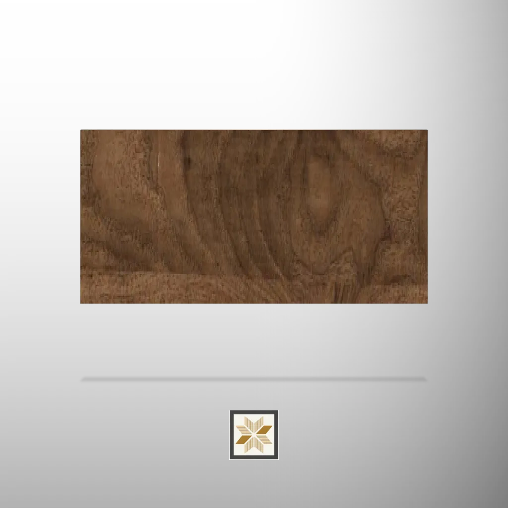 12x0.86 feet | 14 mm Brown Wood louvers (suitable for Bedroom, Hotel, Kitchen, Living Room, Office, Restaurant) | LV-23110-C