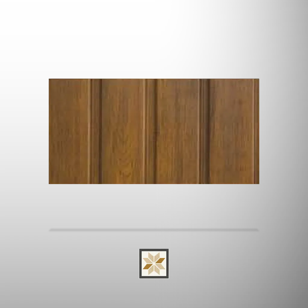 10x1.1 feet | 12 mm Brown Wood louvers (suitable for Bedroom, Hotel, Kitchen, Living Room, Office, Restaurant) | LV-23136-B