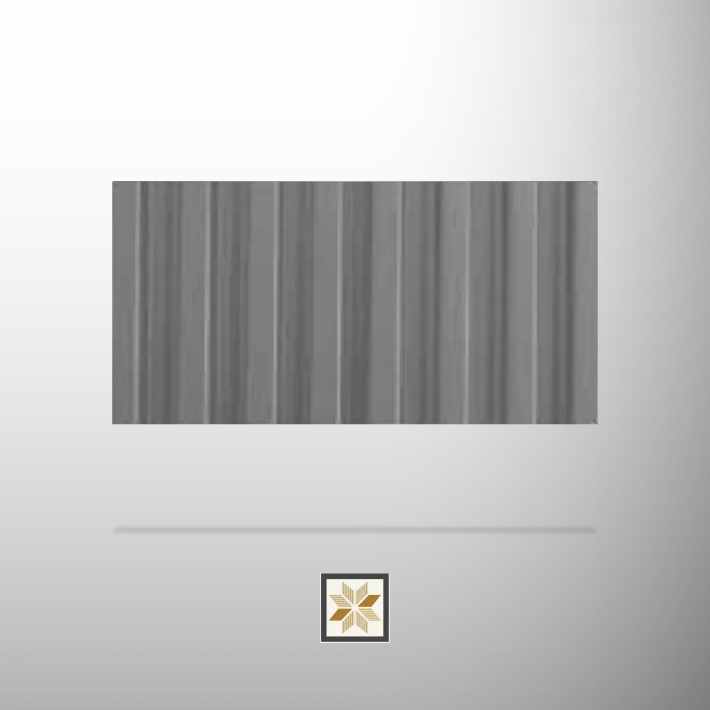 10x0.68 feet | 20 mm Grey Wood louvers (suitable for Bedroom, Hotel, Kitchen, Living Room, Office, Restaurant) | LV-23163-C