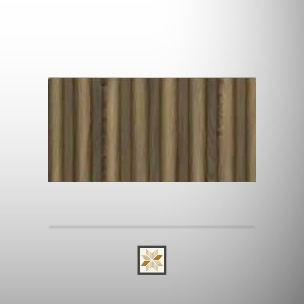 10x0.7 feet | 20 mm Brown Wood louvers (suitable for Bedroom, Hotel, Kitchen, Living Room, Office, Restaurant) | LV-23188-B