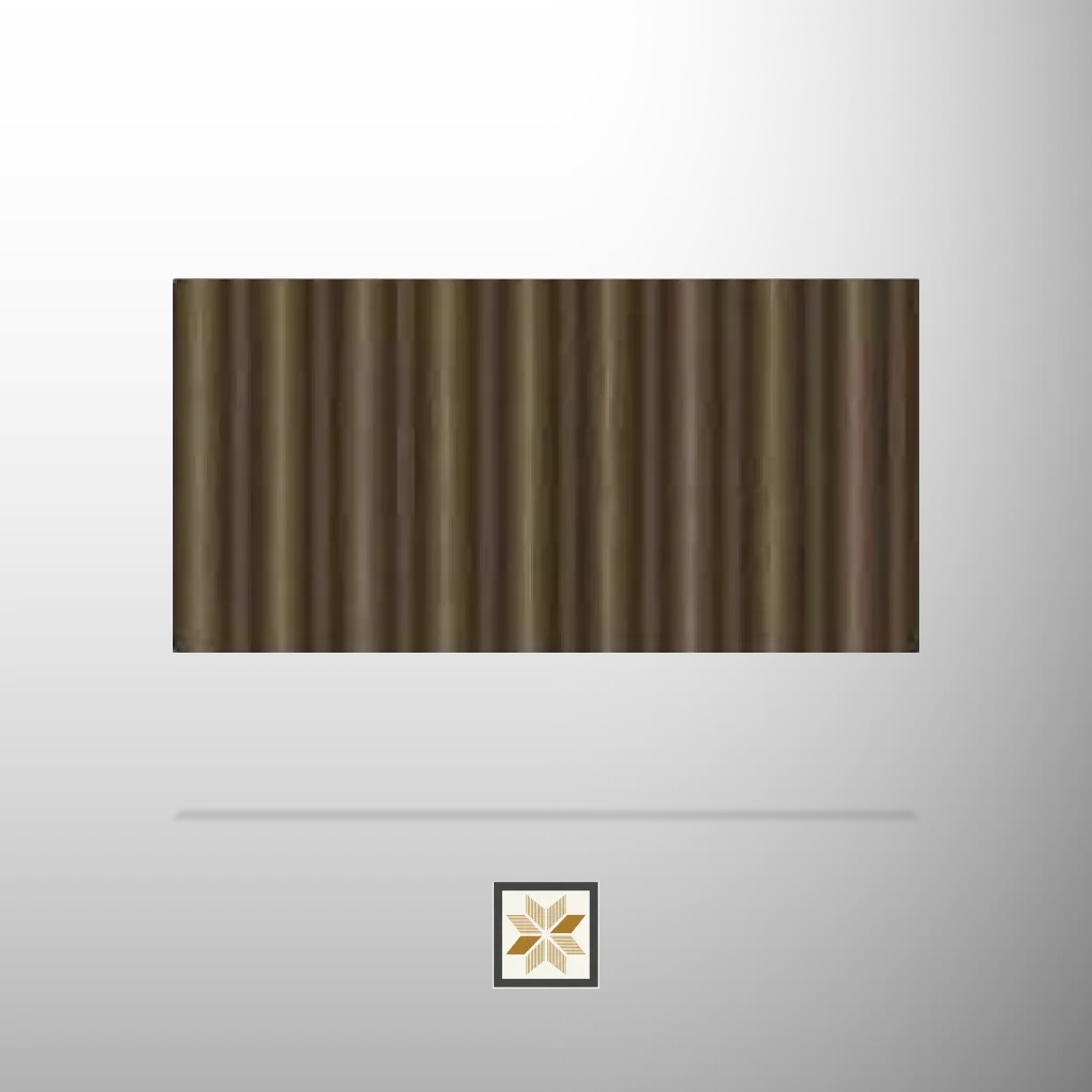 10x0.85 feet | 21 mm Brown Wood louvers (suitable for Bedroom, Hotel, Kitchen, Living Room, Office, Restaurant) | LV-23277-C