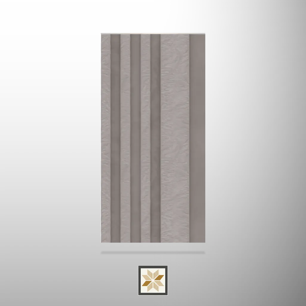 8x0.41 feet | 12 mm Cream Patterned louvers (suitable for Bedroom, Hotel, Kitchen, Living Room, Office, Restaurant) | LV-23349