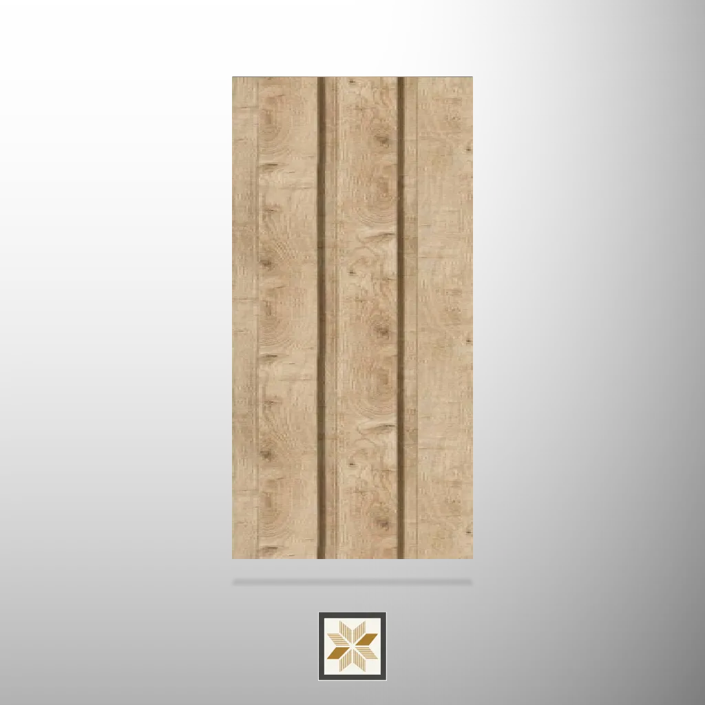 8x0.41 feet | Beige Wood louvers (suitable for Bedroom, Living Room, Office) | LV-23423