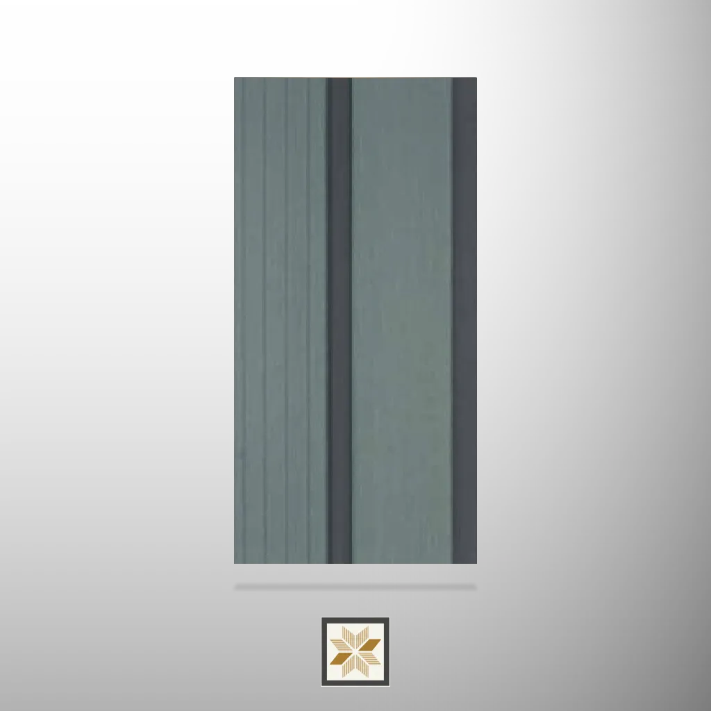 8x0.41 feet | 12 mm Grey Wood louvers (suitable for Bedroom, Hotel, Living Room, Office, Restaurant, TV Cabinet) | LV-23430