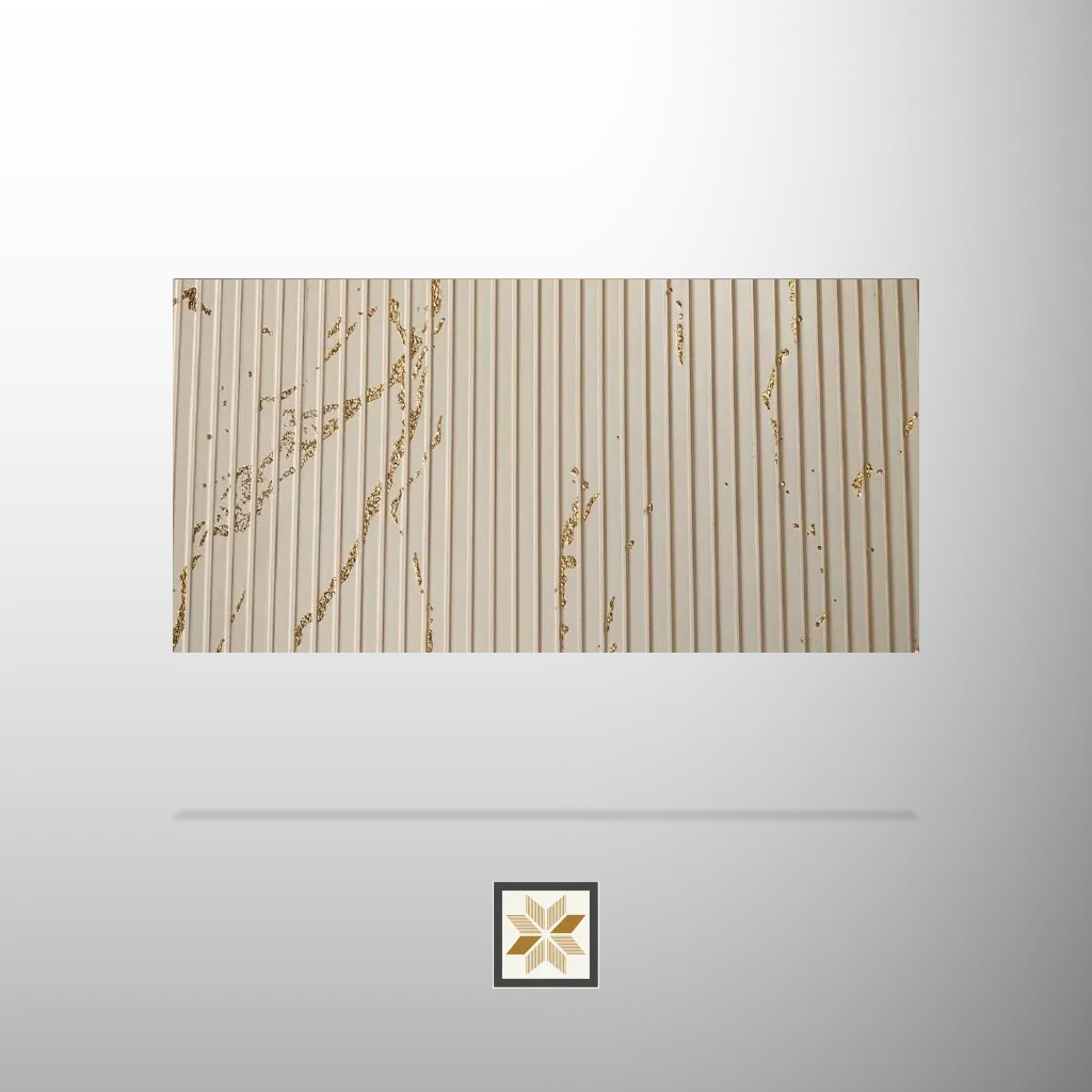 8x1 feet | Beige Marble louvers (suitable for Kitchen, Living Room, Office) | LV-23558