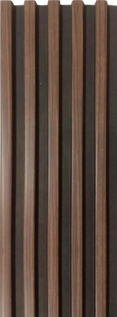 8x0.41 feet | 12 mm Brown Wood louvers (suitable for Bedroom, Hotel, Kitchen, Living Room, Office, Restaurant) | LV-23576