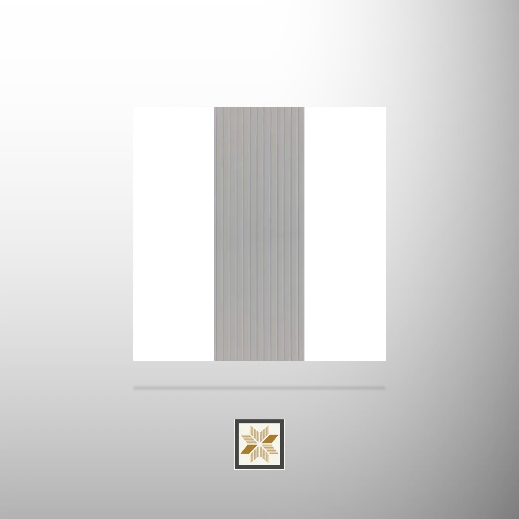 8x1 feet | White louvers (suitable for Kitchen, Living Room, Partitions) | LV-23629