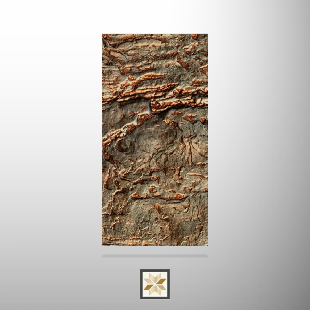 8x4 feet | 2 mm Brown Patterned louvers (suitable for Bedroom, Hotel, Kitchen, Living Room, Office, Restaurant, TV Cabinet, Wardrobe) | LV-23653