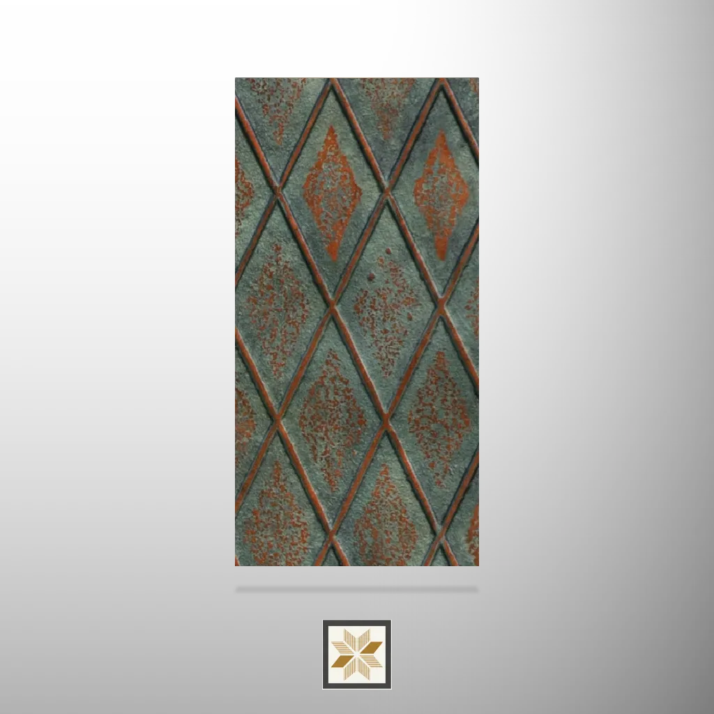 8x2 feet | 2 mm Brown Patterned louvers (suitable for Bedroom, Hotel, Kitchen, Living Room, Office, Restaurant, TV Cabinet, Wardrobe) | LV-23661