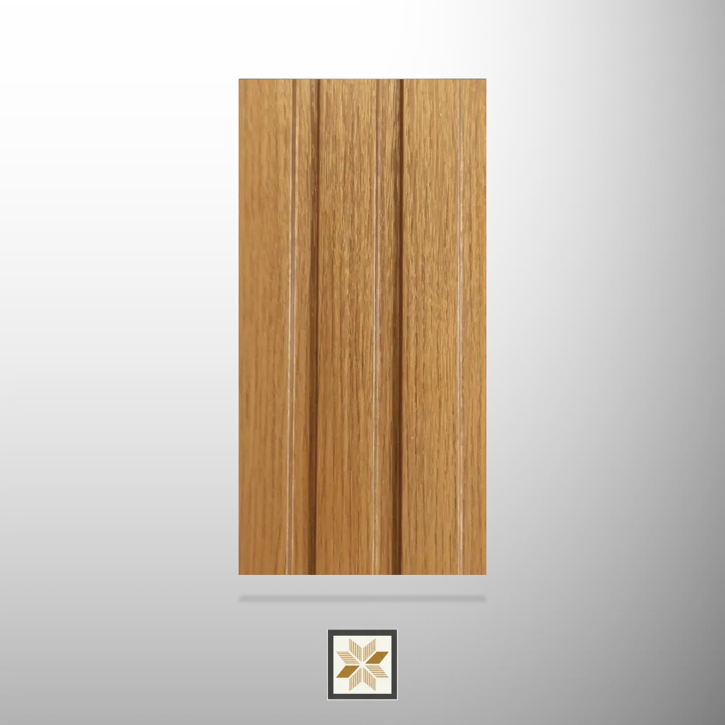 9.2x0.41 feet | 12 mm Brown Wood louvers (suitable for Bedroom, Hotel, Kitchen, Living Room, Office, Restaurant, Wardrobe) | LV-23705