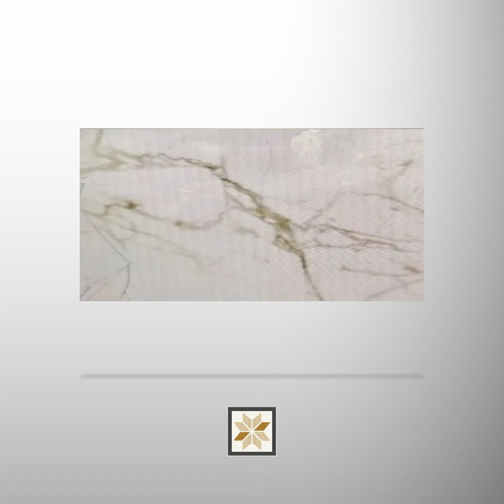 8x2 feet | White Marble louvers (suitable for Kitchen, Living Room, Partitions) | LV-23721