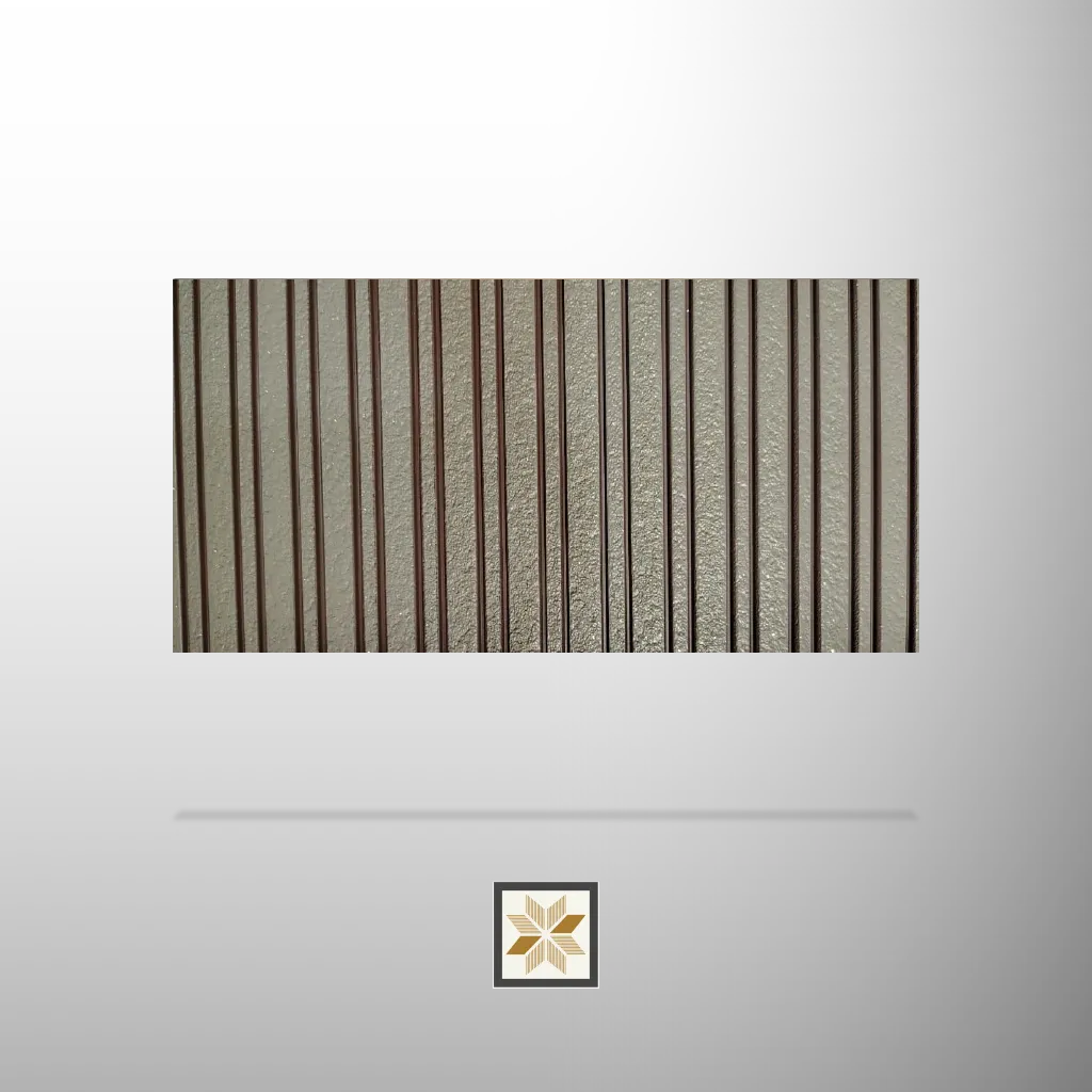8x1 feet | Brown Stone louvers (suitable for Kitchen, Living Room, Partitions) | LV-23722-B