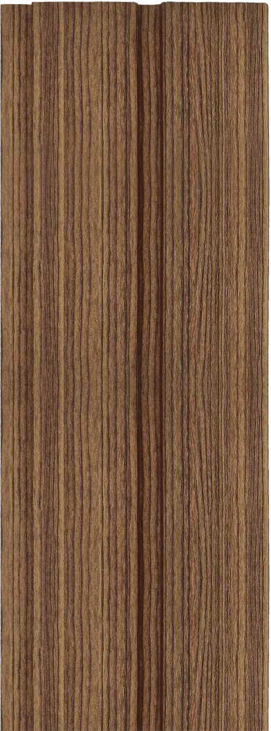 8x0.41 feet | 12 mm Brown Wood louvers (suitable for Bedroom, Hotel, Kitchen, Living Room, Office, Restaurant) | LV-23802
