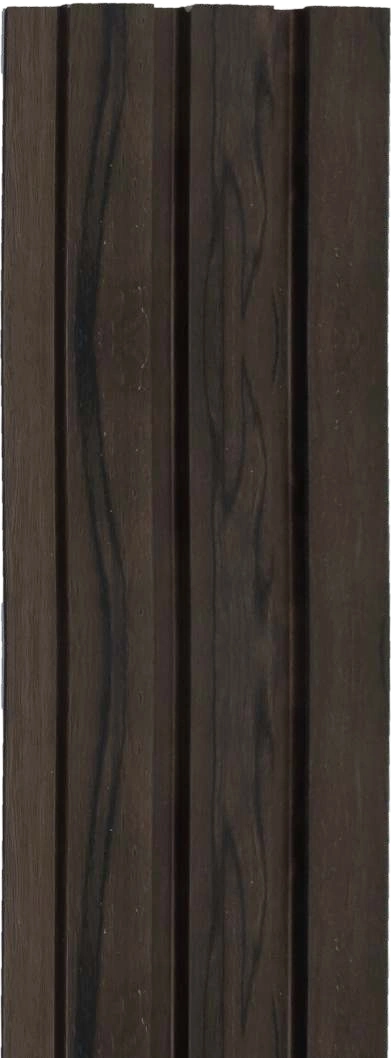 8x0.41 feet | 12 mm Brown Wood louvers (suitable for Bedroom, Hotel, Kitchen, Living Room, Office, Restaurant) | LV-23820