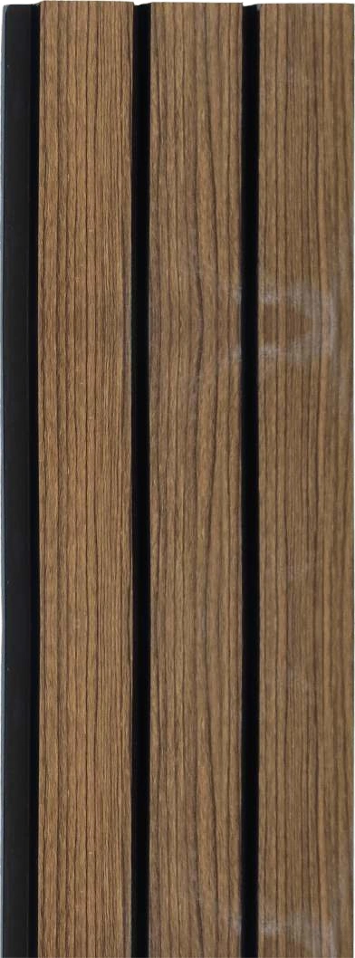 8x0.41 feet | 12 mm Brown Wood louvers (suitable for Bedroom, Hotel, Kitchen, Living Room, Office, Restaurant) | LV-23826