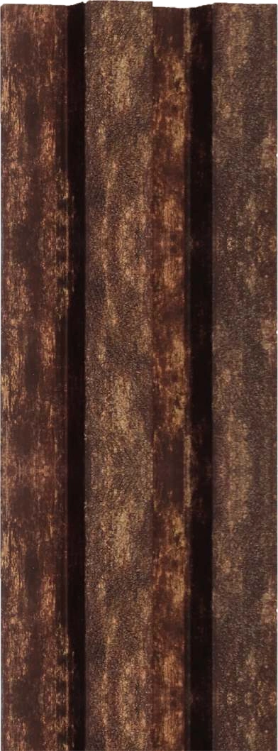 8x0.41 feet | 12 mm Brown Stone louvers (suitable for Bedroom, Hotel, Kitchen, Living Room, Office, Restaurant) | LV-23848