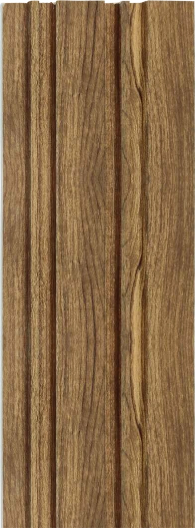 8x0.41 feet | 12 mm Brown Wood louvers (suitable for Bedroom, Hotel, Kitchen, Living Room, Office, Restaurant) | LV-23920