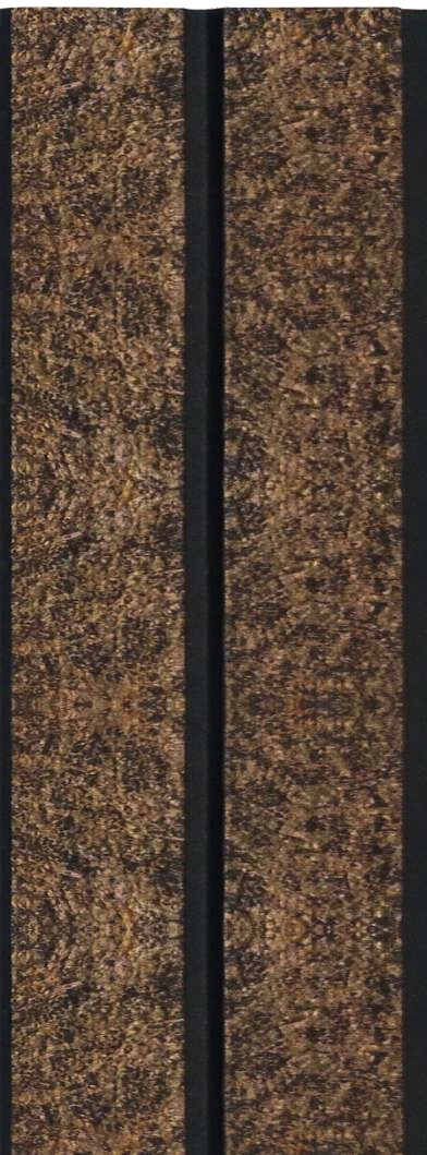 8x0.41 feet | 12 mm Brown Stone louvers (suitable for Bedroom, Hotel, Kitchen, Living Room, Office, Restaurant) | LV-23931