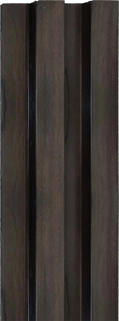 8x0.41 feet | 12 mm Brown Wood louvers (suitable for Bedroom, Hotel, Kitchen, Living Room, Office, Restaurant) | LV-23936