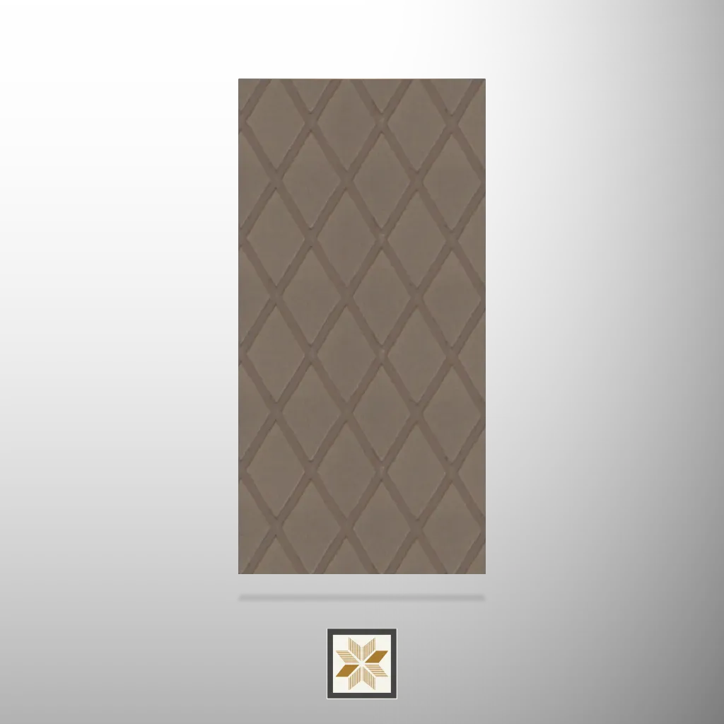 8x2 feet | 2 mm Brown Patterned louvers (suitable for Bedroom, Hotel, Kitchen, Living Room, Office, Restaurant, TV Cabinet, Wardrobe) | LV-23999