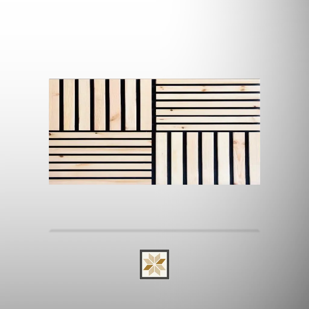9x0.93 feet | 12 mm Beige Patterned louvers (suitable for Bedroom, Living Room, Office, TV Cabinet) | LV-24042