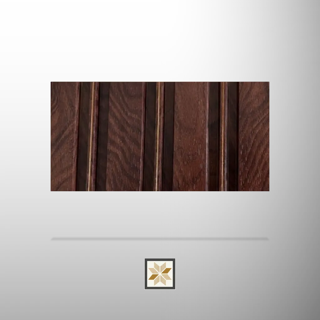 8x4 feet | Brown Patterned louvers (suitable for Kitchen, Living Room, Office) | LV-24077