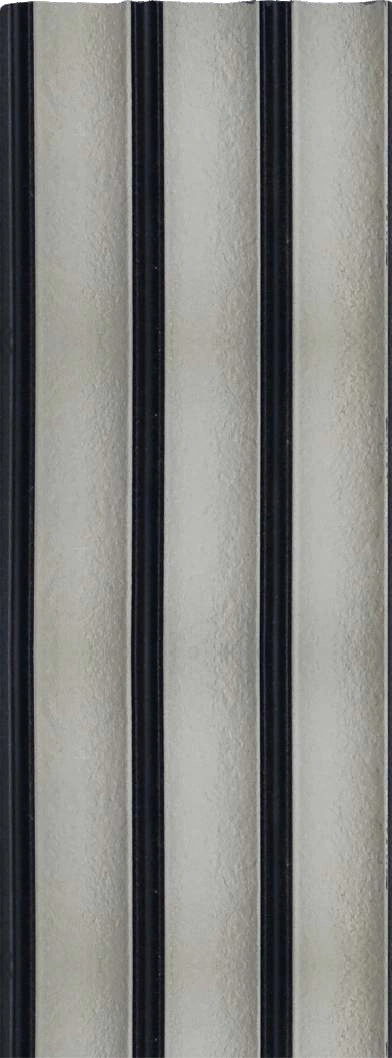 8x0.41 feet | 12 mm Grey Stone louvers (suitable for Bedroom, Hotel, Kitchen, Living Room, Office, Restaurant) | LV-24099