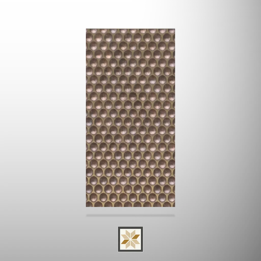 8x2 feet | 2 mm Brown Patterned louvers (suitable for Bedroom, Hotel, Kitchen, Living Room, Office, Restaurant, TV Cabinet, Wardrobe) | LV-24101
