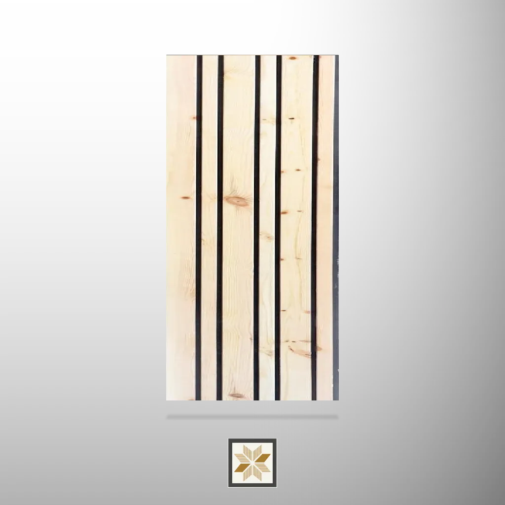 9x0.93 feet | 12 mm Beige Wood louvers (suitable for Bedroom, Living Room, Office, TV Cabinet) | LV-24110