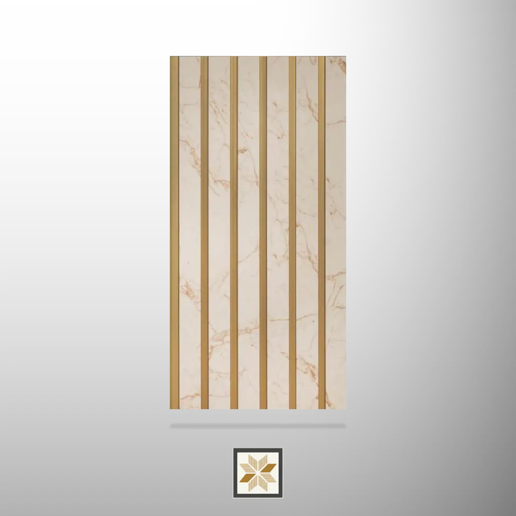 9.5x1 feet | Beige Wood louvers (suitable for Kitchen, Living Room, Office) | LV-24139