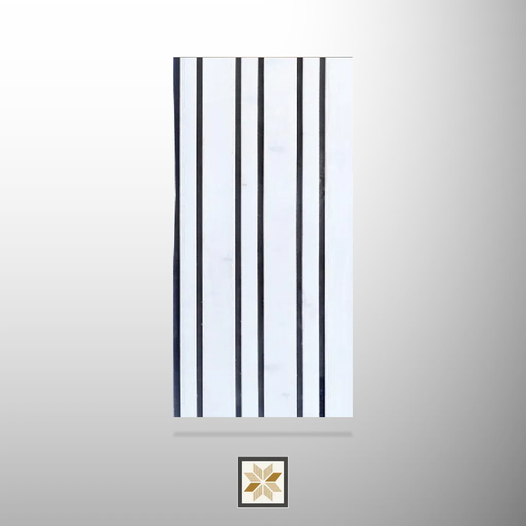 9x0.93 feet | 12 mm White louvers (suitable for Bedroom, Living Room, Office, TV Cabinet) | LV-24167