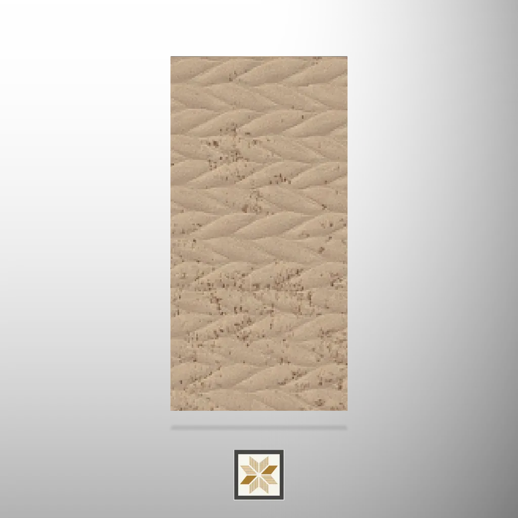 8x2 feet | 2 mm Brown Patterned louvers (suitable for Bedroom, Hotel, Kitchen, Living Room, Office, Restaurant, TV Cabinet, Wardrobe) | LV-24247