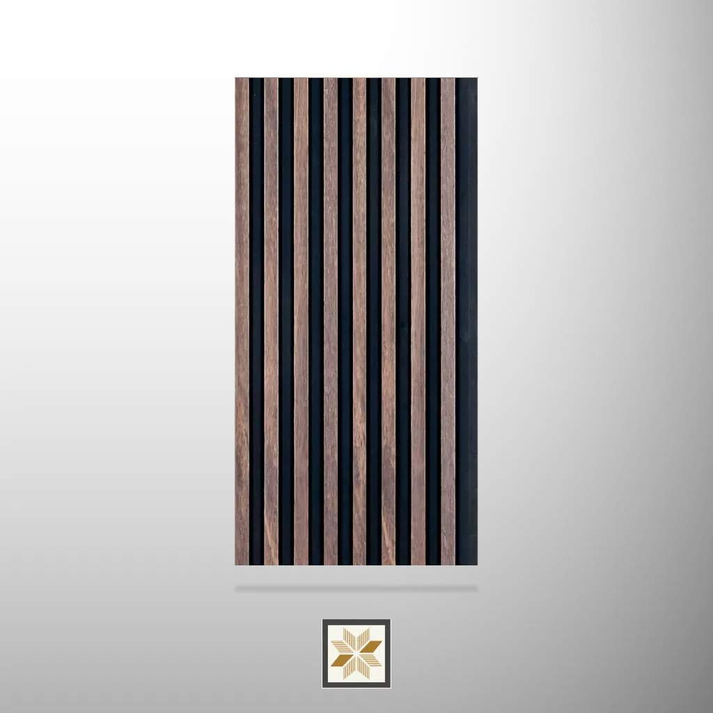 8x0.5 feet | Wenge Patterned louvers (suitable for Bedroom, Hotel, Living Room, Office, Restaurant) | LV-24333