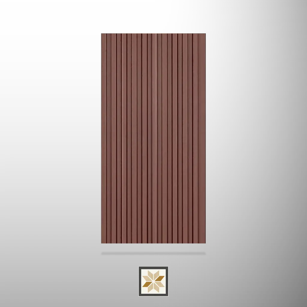 8x0.5 feet | Brown Patterned louvers (suitable for Bedroom, Hotel, Living Room, Office, Restaurant) | LV-24368