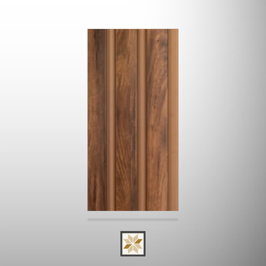 8x0.4 feet | Brown louvers (suitable for Bedroom, Hotel, Living Room, Office, Restaurant) | LV-24381