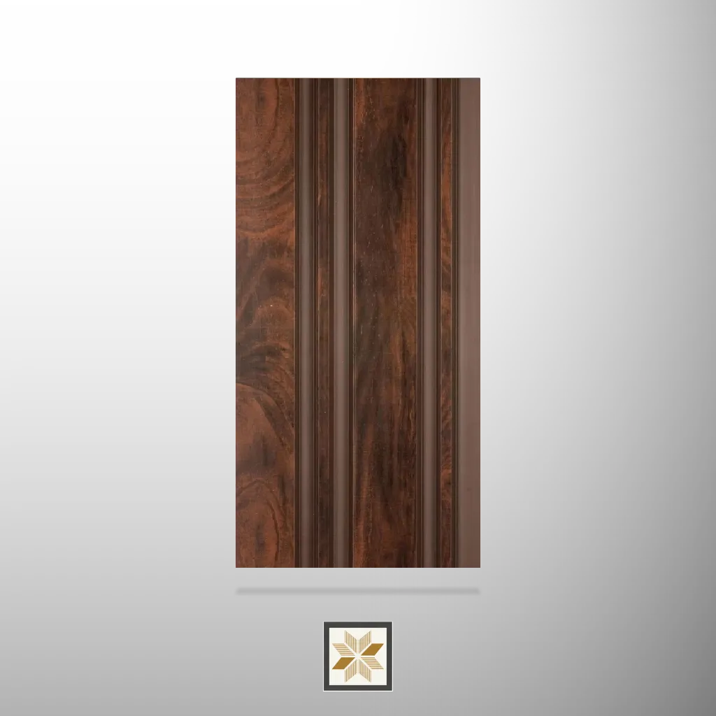 8x0.41 feet | Brown Wood louvers (suitable for Bedroom, Hotel, Living Room, Office, Restaurant) | LV-24408