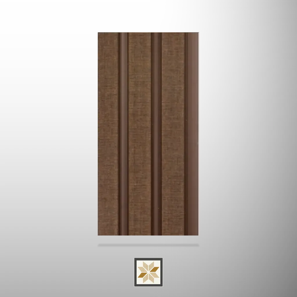 8x0.4 feet | Brown louvers (suitable for Bedroom, Hotel, Living Room, Office, Restaurant) | LV-24432