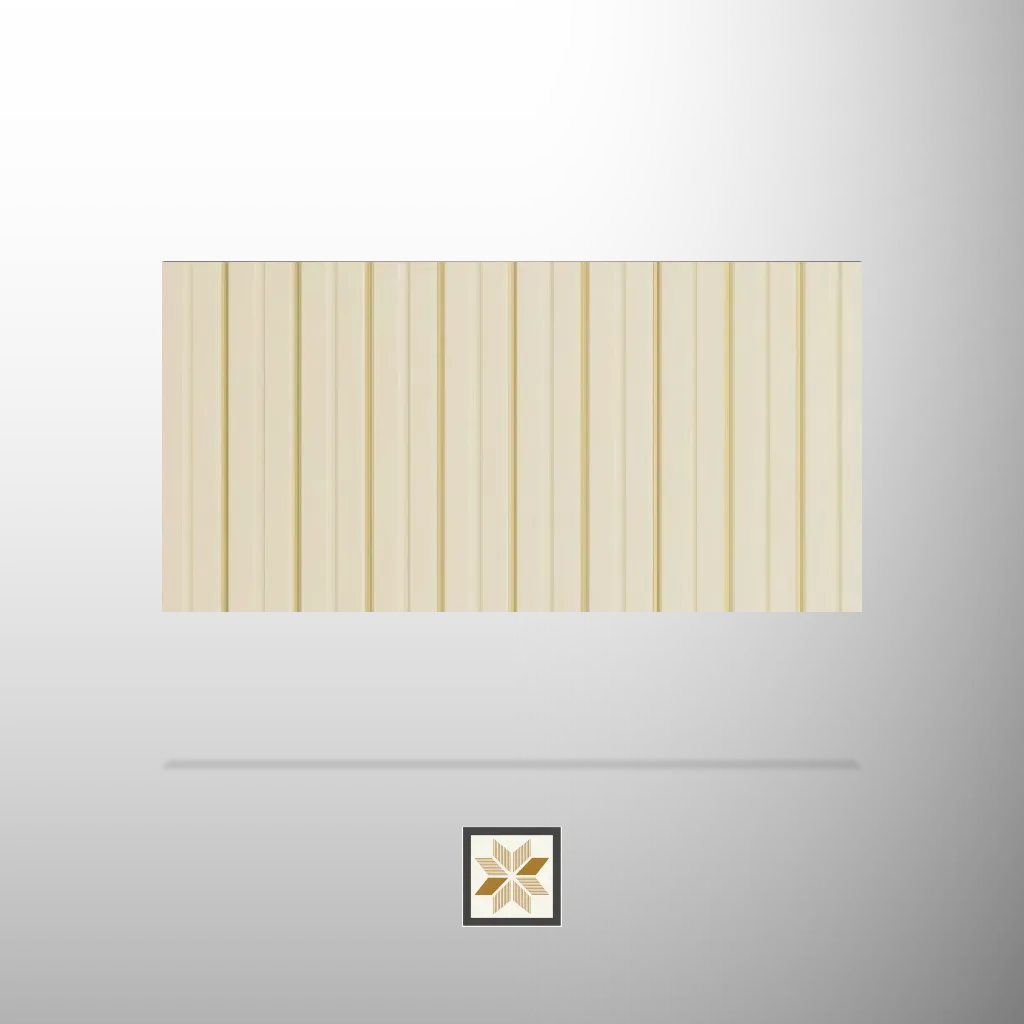 8x1 feet | 8 mm Beige louvers (suitable for Bedroom, Living Room) | LV-24442