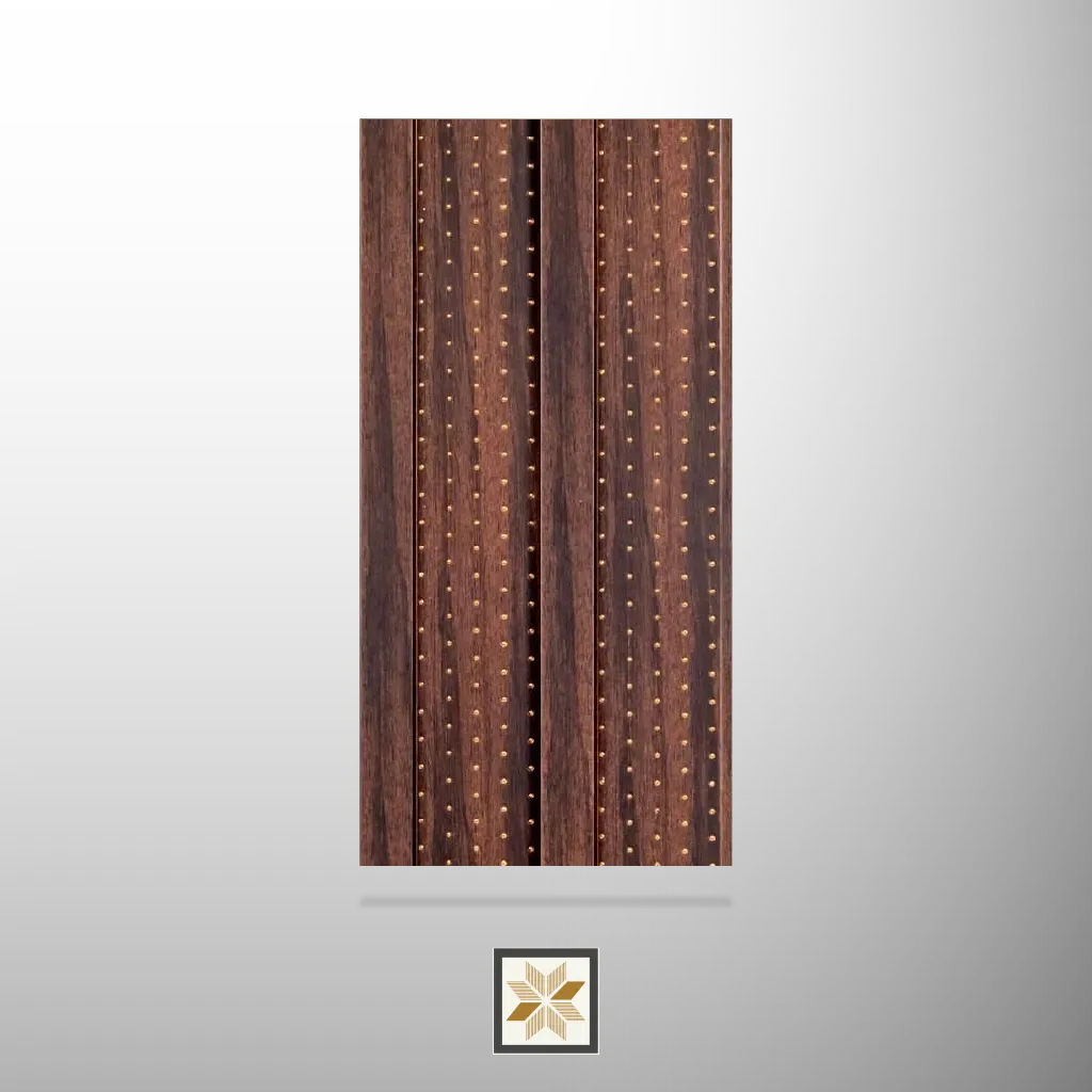 8x0.5 feet | Wenge Patterned louvers (suitable for Bedroom, Hotel, Living Room, Office, Restaurant) | LV-24511