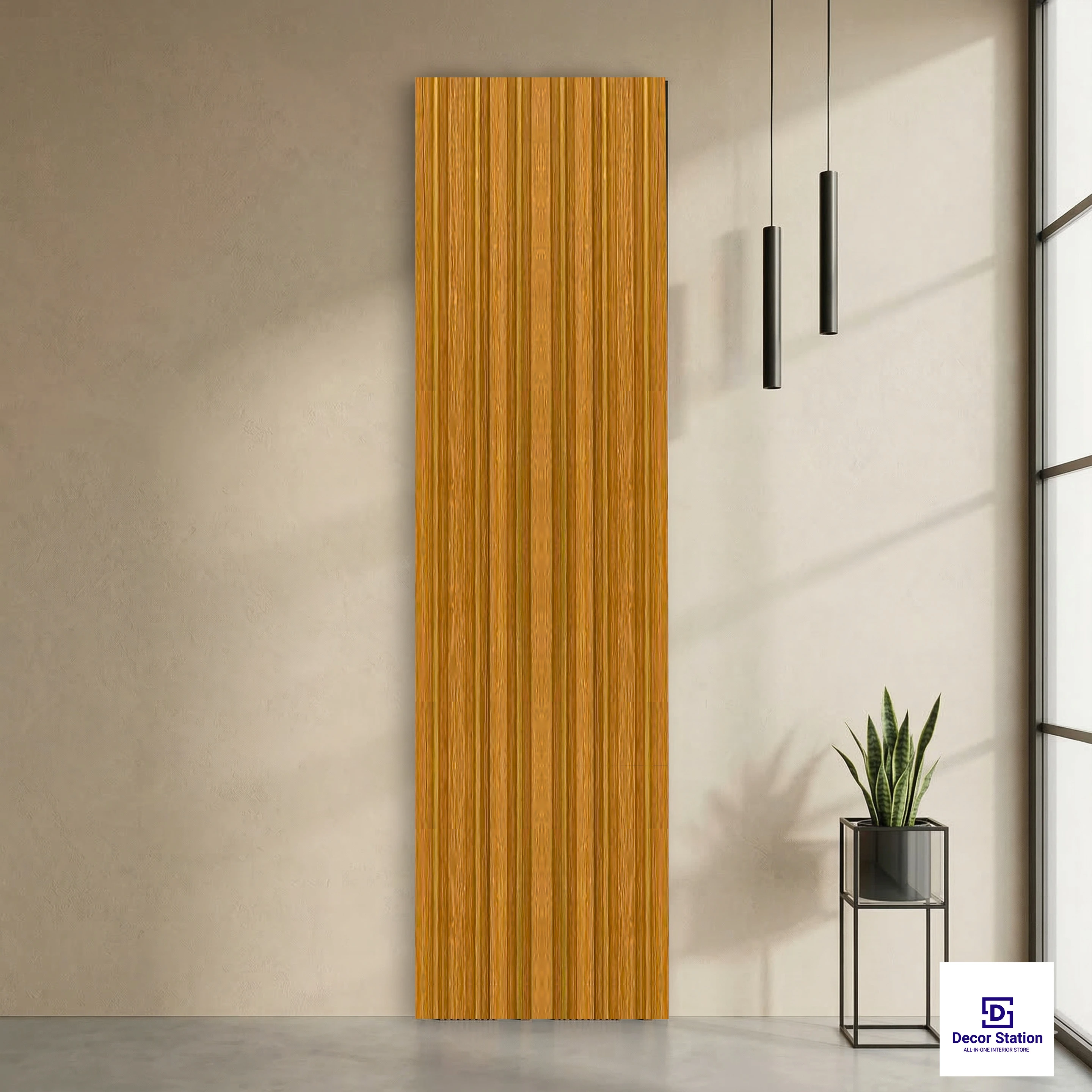 MN-9183 Brown Wood Matte 9.5x0.4 ft 11mm Wall Panel | PN-53104-A