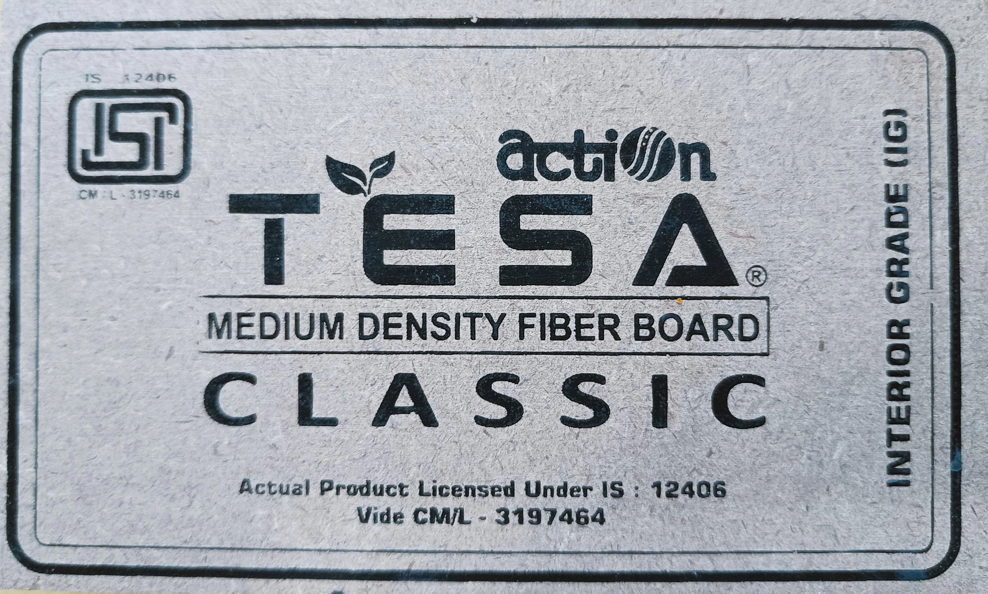 Medium Density Fiberboard Action Tesa Brown Plywood (8x4 feet,1.9 mm) : PB-35839
