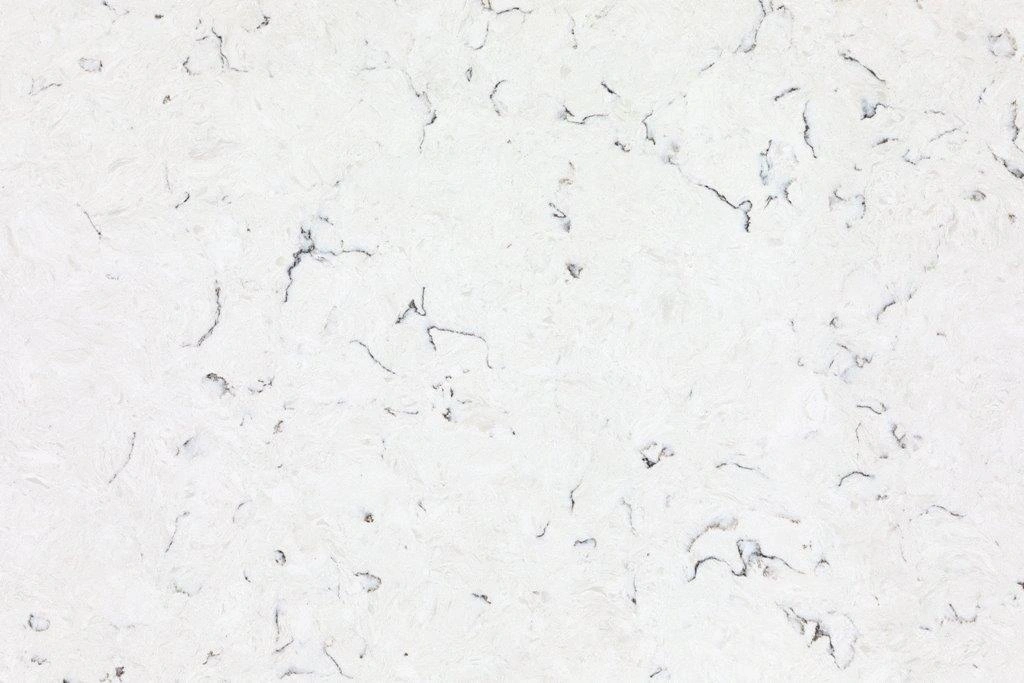 QRS-41122 White Alaska White Quartz (3200x1600 mm,20 mm) | Use case in Kitchen, commercial