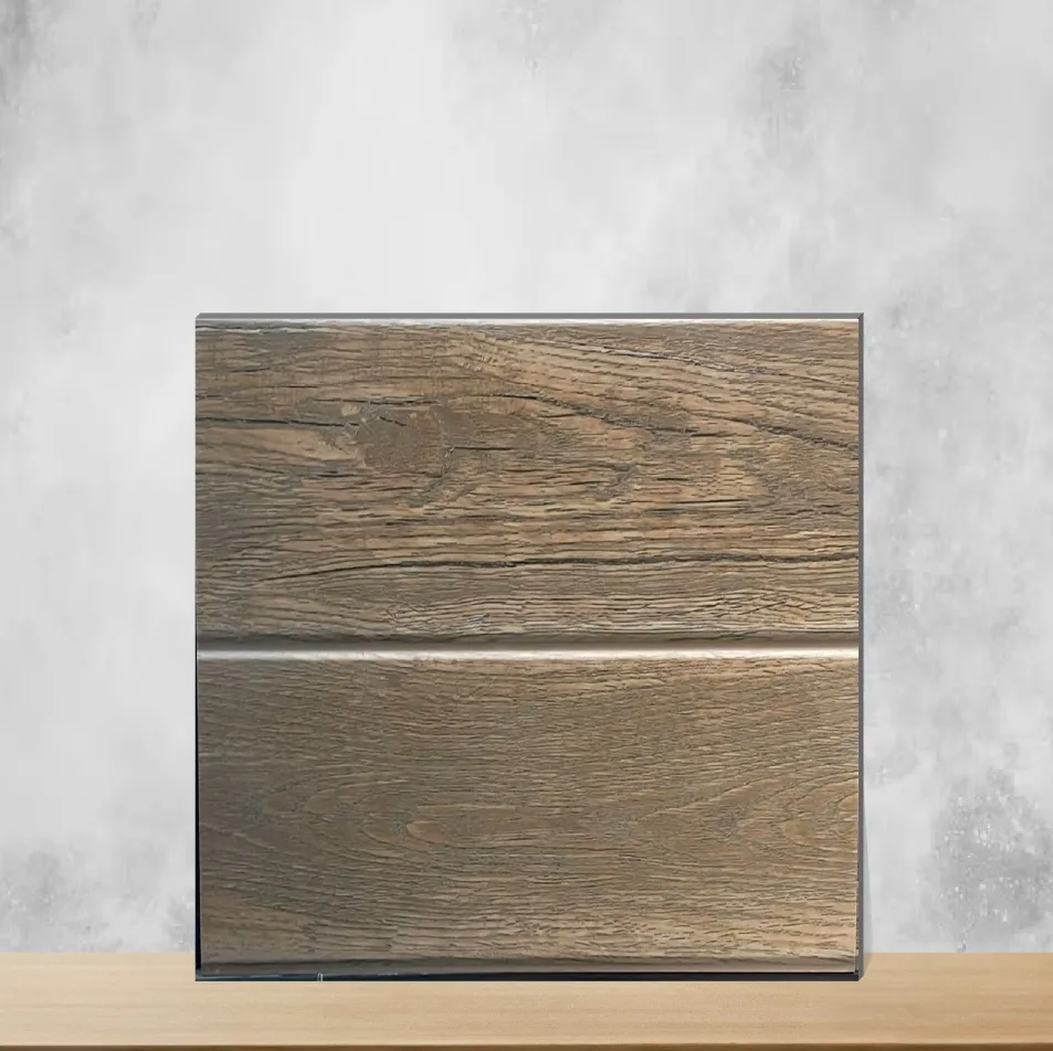 Ceramic Bistro Teak Brown Dark Wooden Effect Matt Rectangular Tiles TL-1076-B (24x12 inch | 9 mm)