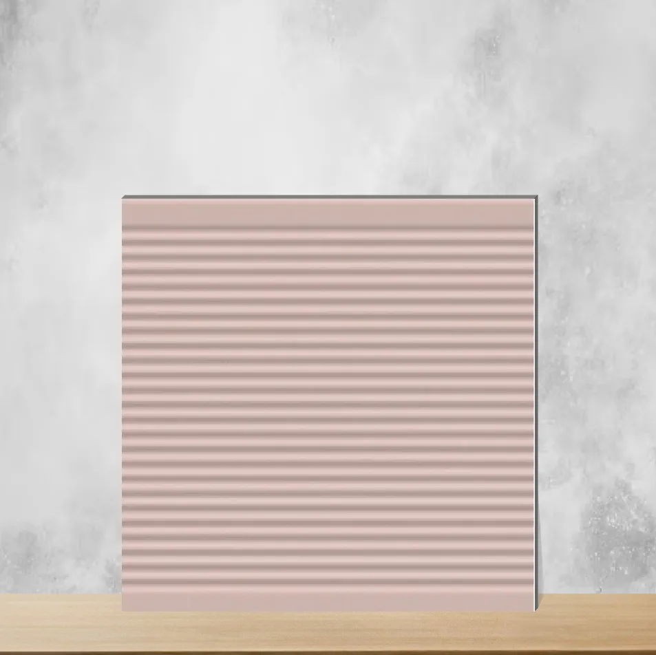 Ceramic Miraq Liner Pink Matt Rectangular Tiles TL-1110-F (24x12 inch | 8 mm)