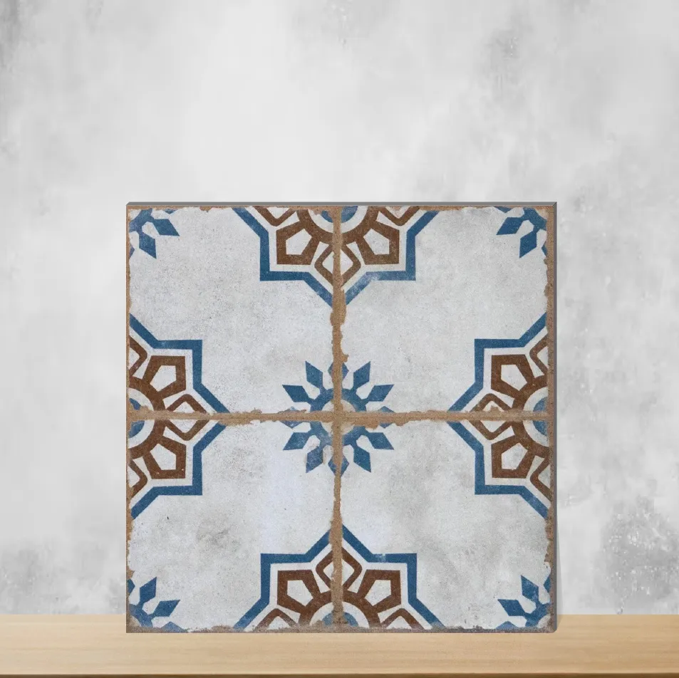 Delphi Light Lapis Moroccans Matt Square Tiles TL-1095-B (8x8 inch | 8 mm)