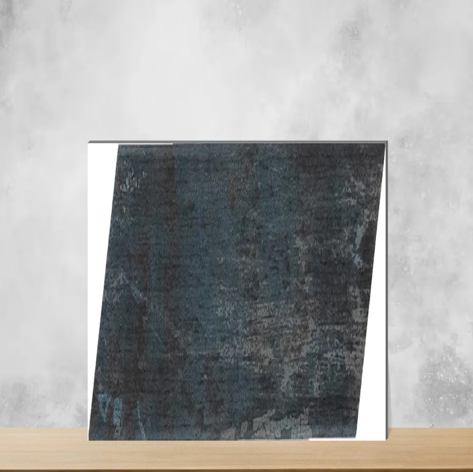 Edge Craft Trench Turquoise Chevron Edge Matt Rectangular Tiles TL-1213-T (18x3 inch | 8 mm)