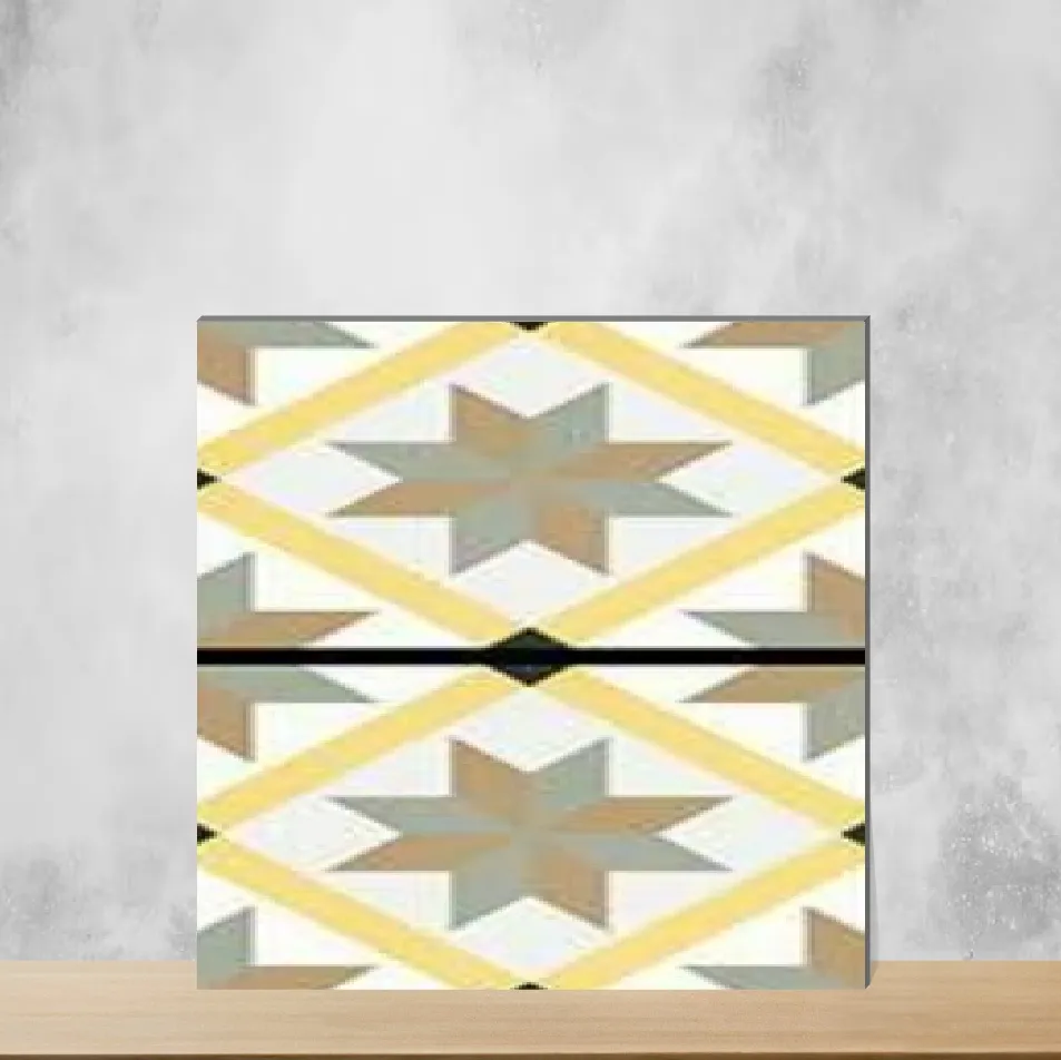 El Greco Timeless Chic Moroccans Matt Square Tiles TL-1122-C (8x8 inch | 8 mm)