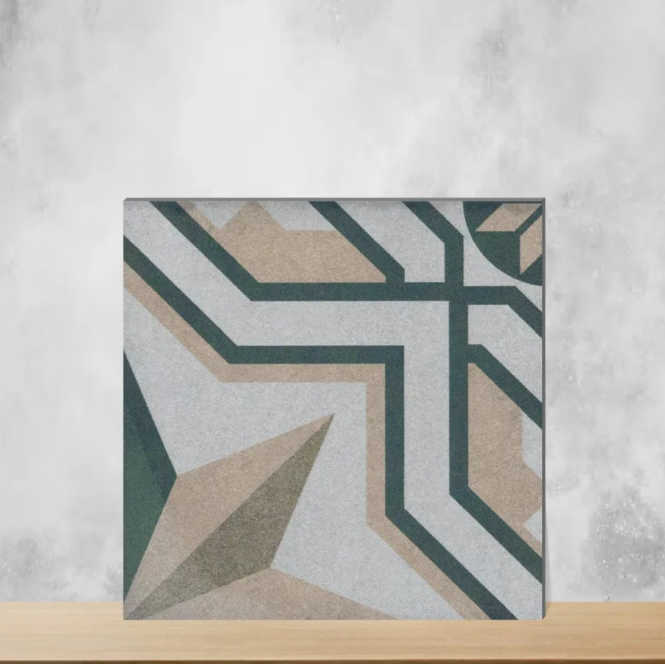 Alpana Silvia Carte Moroccans Matt Square Tiles TL-1165-B (8x8 inch | 8 mm)