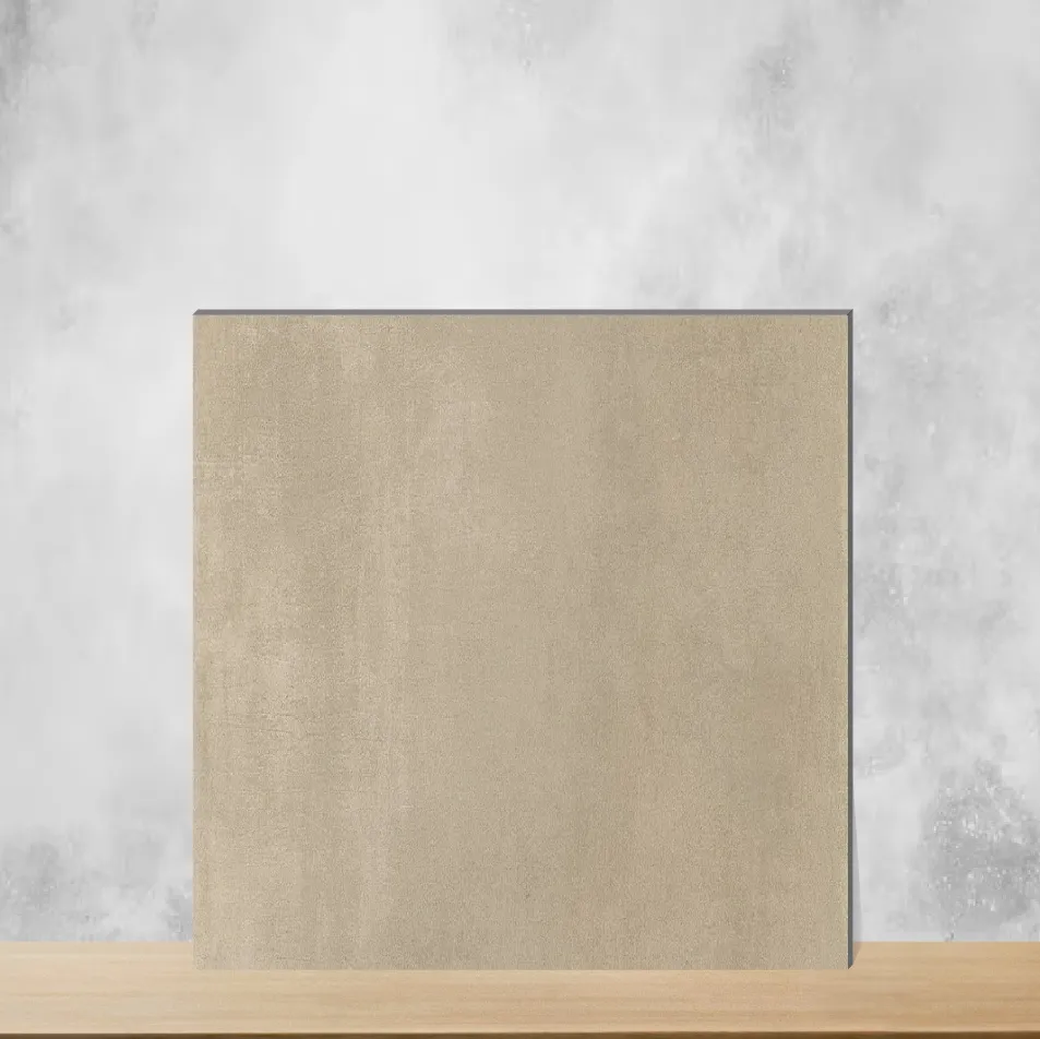 Oficiana Beige Cement Look Square Tiles TL-1262 (2x2 feet | )