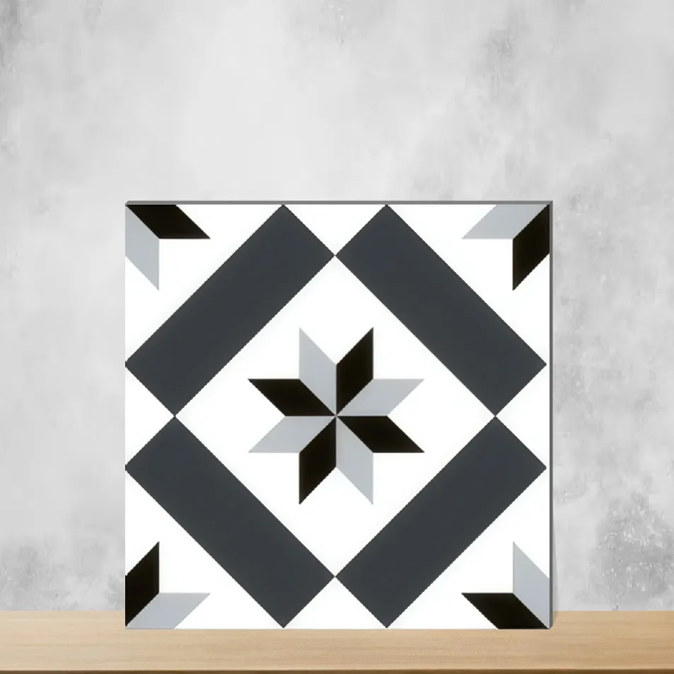 Ceramic Moroccans Matt Square Tiles TL-1290 (12x12 inch | 9 mm)